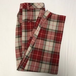 H&M Plaid Cropped Dress Pants